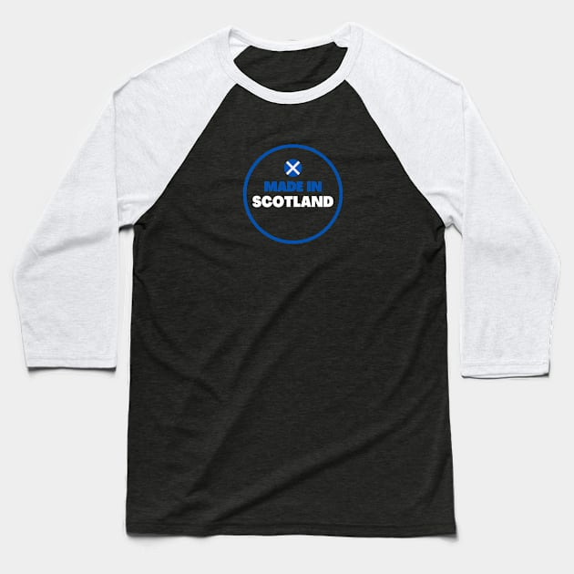 Made in Scotland Baseball T-Shirt by Room Thirty Four